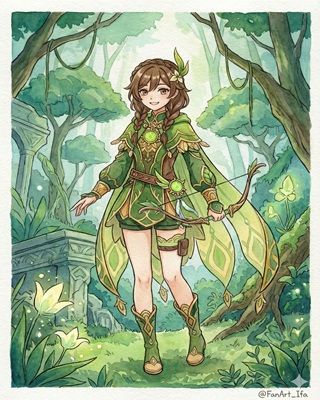 Ifa Genshin Impact Character Art